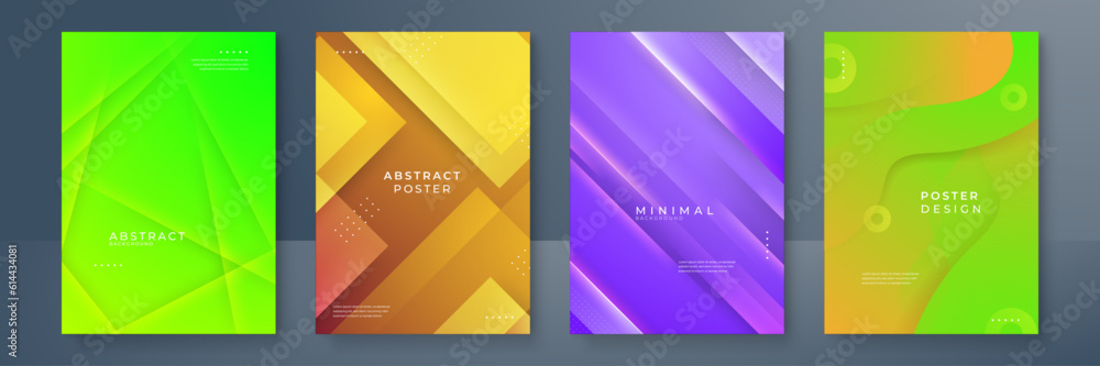 Abstract colorful colourful geometric line pattern background for business brochure cover design template