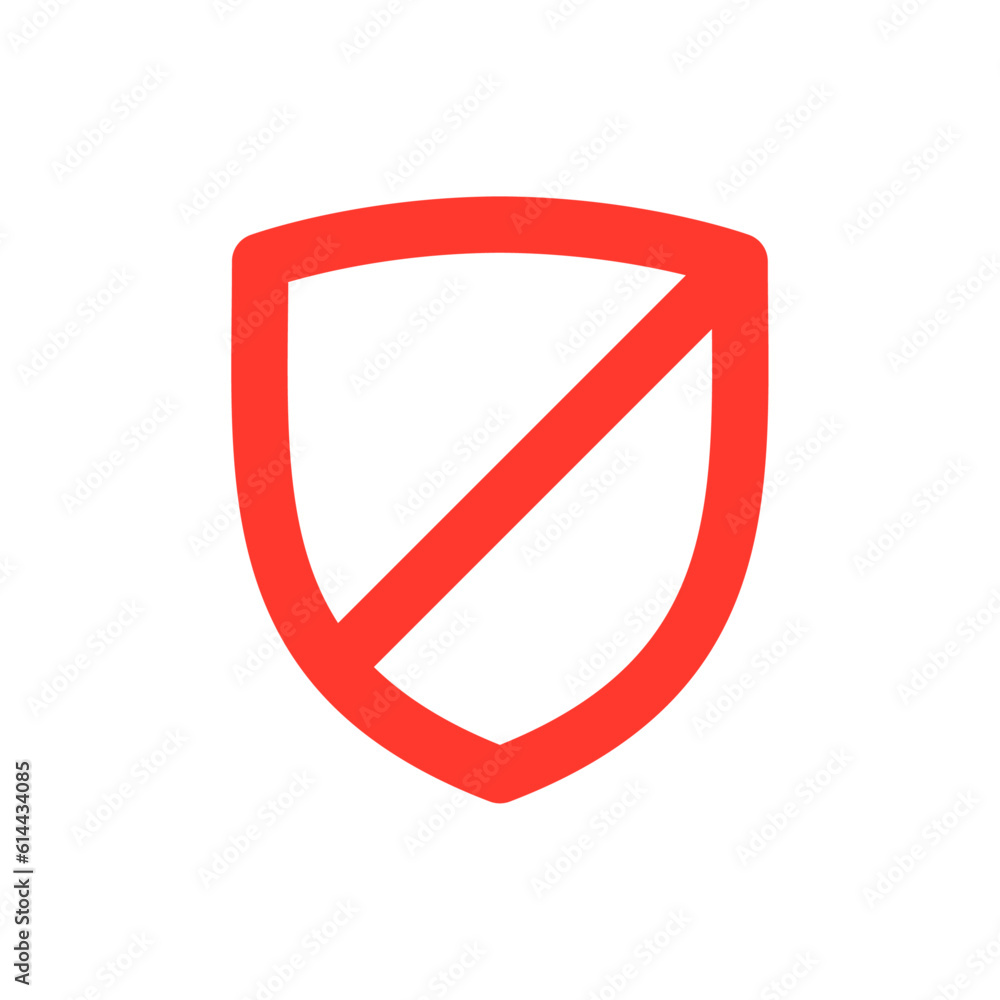 Vector Crossed Shield Badge Icon Vector Crossed Shield Badge Icon