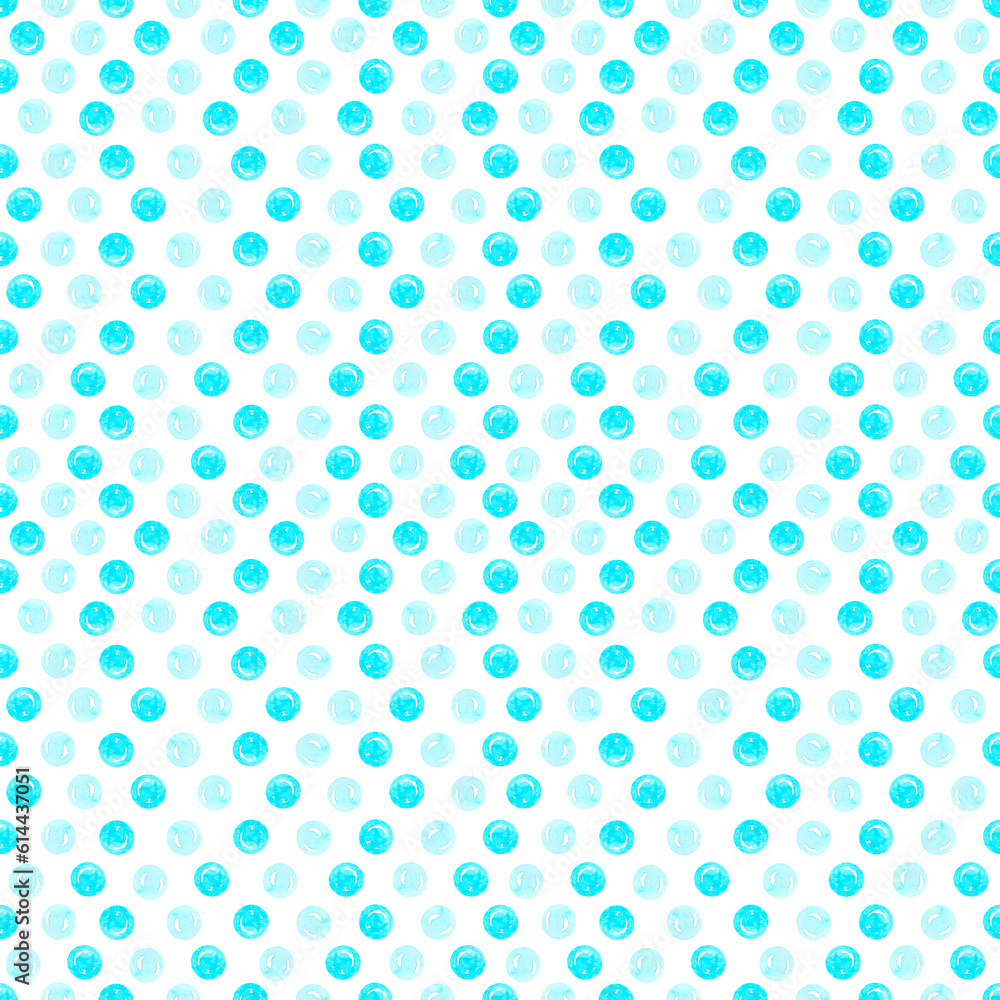 Hand drawn watercolor beads seamless pattern isolated on white background. Can be used for textile, patterns, fabric.