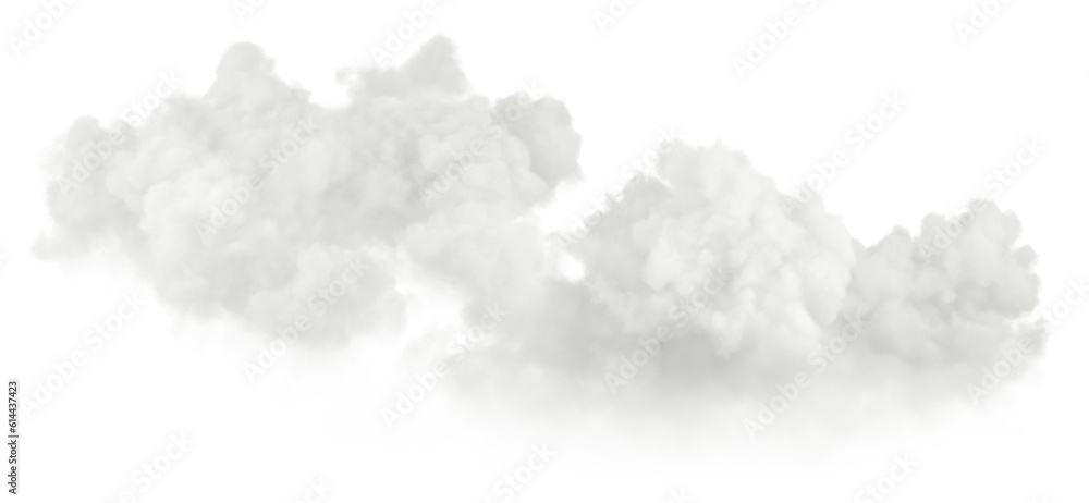 Calmness atmosphere cloud shapes specials effect 3d render png