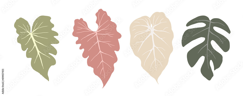 autumn leaves season with nature line art illustration set with vibrant seasonal colors autumn leaves season with nature line art illustration set with vibrant seasonal colors