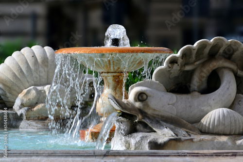 Fontana di piazza Colonna a Roma