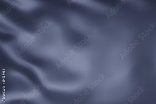 Close-up texture of dark blue silk. Heather blue fabric smooth texture surface background. Smooth elegant blue silk in Sepia toned. Texture, background, pattern, template. 3D vector illustration.
