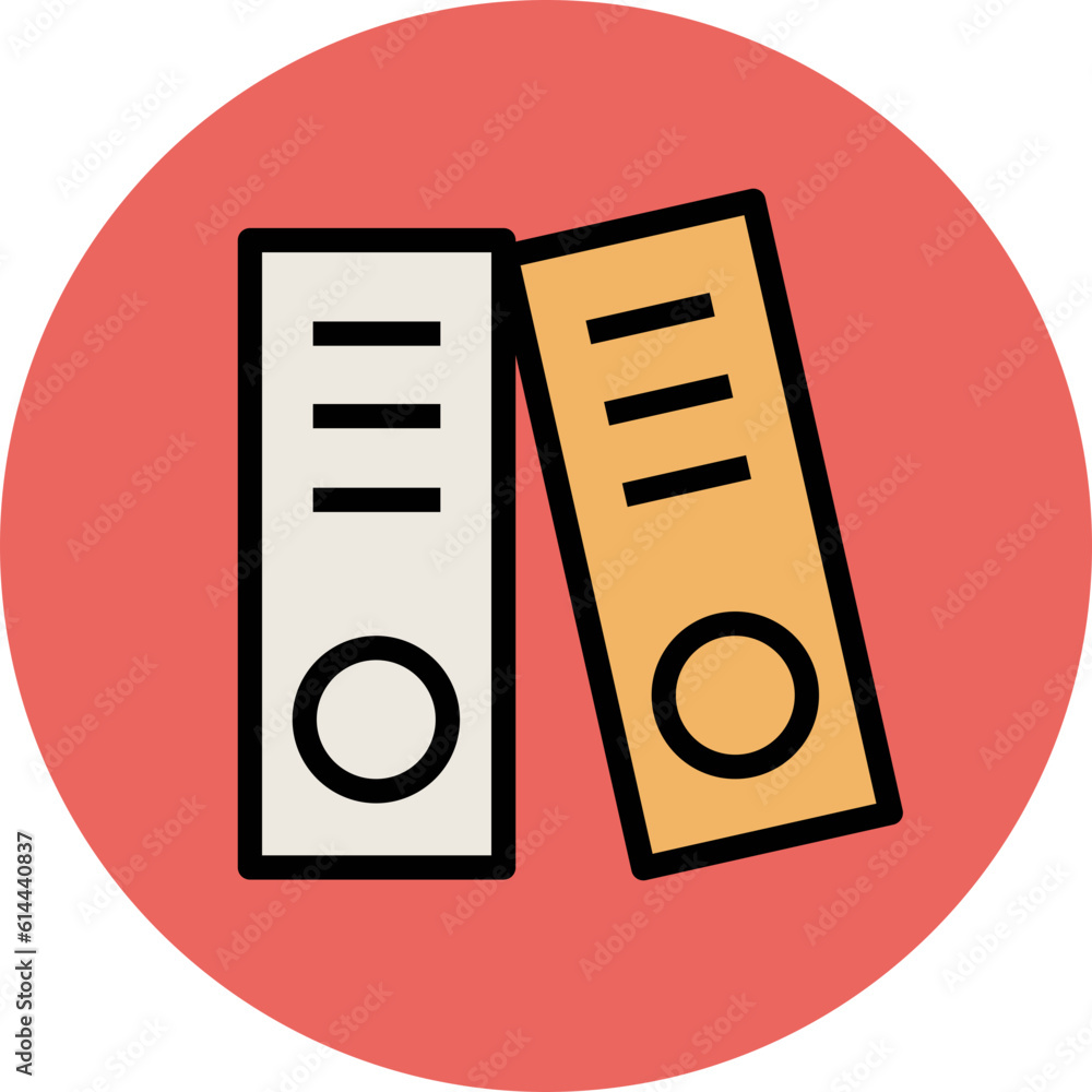 Pencil and scale, flat rounded icon of stationery Pencil and scale, flat rounded icon of stationery