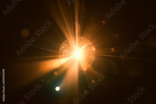 Wallpaper Mural Light flare Glowing light explodes Light effect ray shining sun Torontodigital.ca