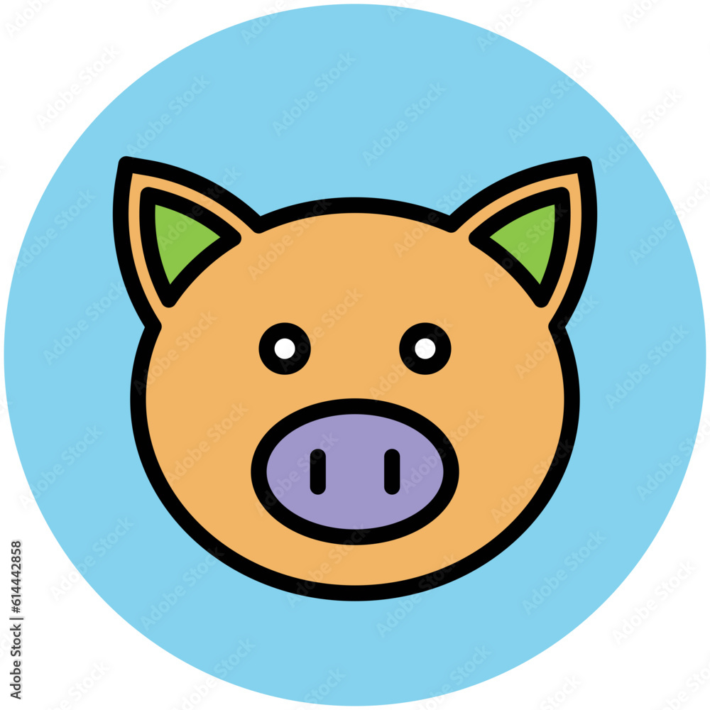 Animals Face Avatar Vector Animals Face Avatar Vector