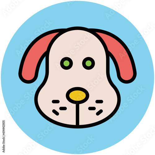 Animals Face Avatar Vector Icons