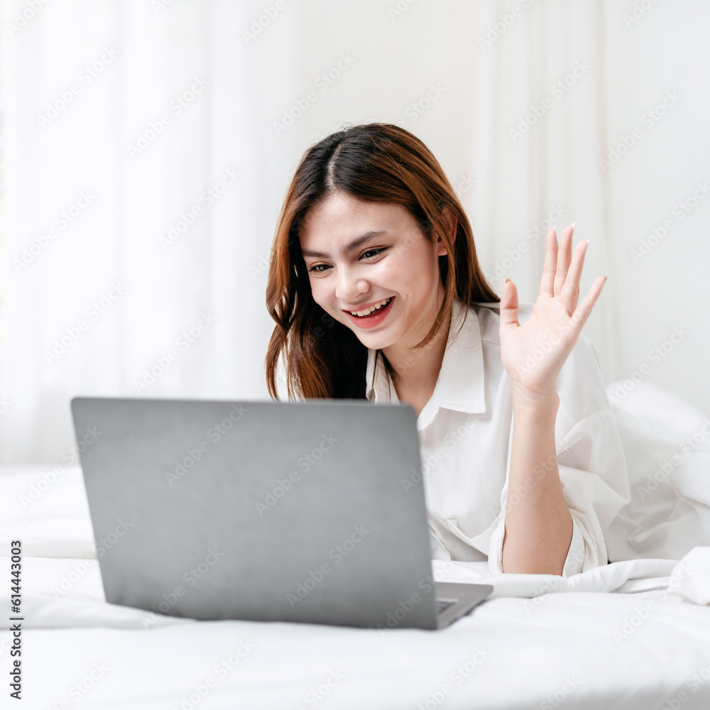 Activity at home leisure lifestyle concept, Young woman in cloth Activity at home leisure lifestyle concept, Young woman in cloth