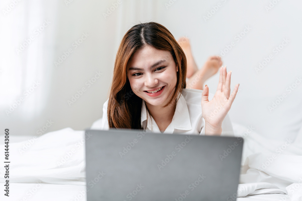 Activity at home leisure lifestyle concept, Young woman in cloth Activity at home leisure lifestyle concept, Young woman in cloth