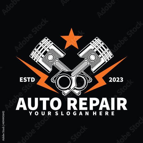 logo vector for auto repair, auto parts.