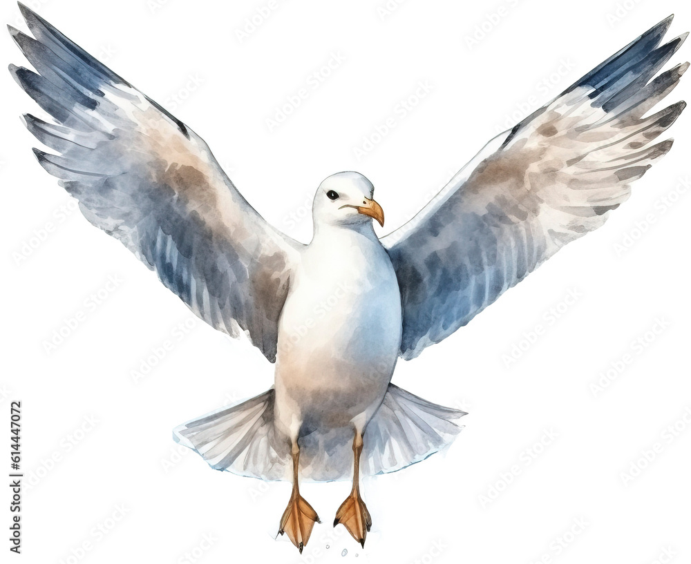 Obraz premium Gulls transparent background