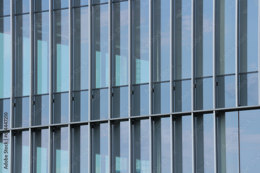 Fragment of an abstract glass building. Business background. Fragment of an abstract glass building. Business background.
