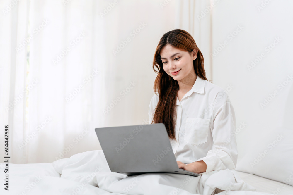 Activity at home leisure lifestyle concept, Young woman in cloth Activity at home leisure lifestyle concept, Young woman in cloth