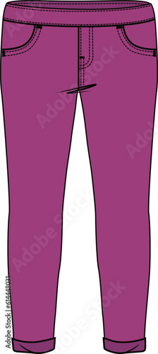 GIRLS AND TEEN BOTTOM WEAR LEGGING VECTOR