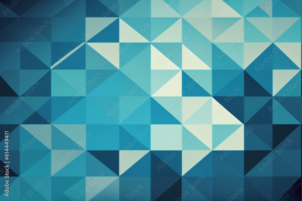 Fototapeta premium abstract geometric background, blue and white background 