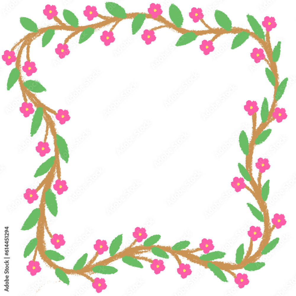 frame of flowers frame of flowers