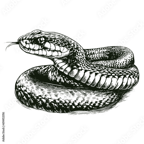 snake vector sketch