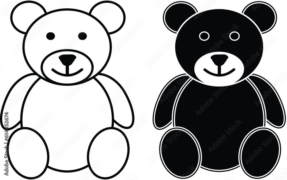 Obraz premium Teddy Bear icon