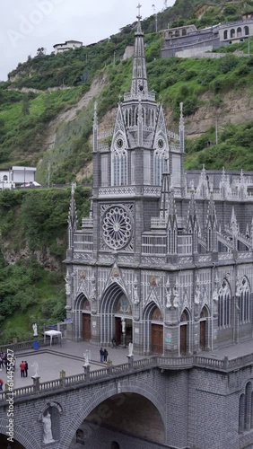 las lajas church in colombia in general photo