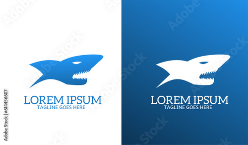 Illustration vector graphic of template symbol logo shark head simple design