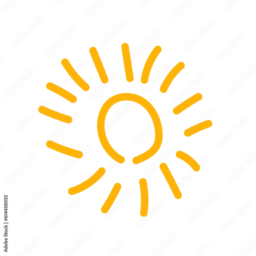doodle, vector, sun, sketch, icon, graphic, illustration, sign, summer, drawing, sunlight, sunshine, symbol, cartoon, design, element, hand, abstract, art, light, sunny, drawn, cute, sunset, sunrise
