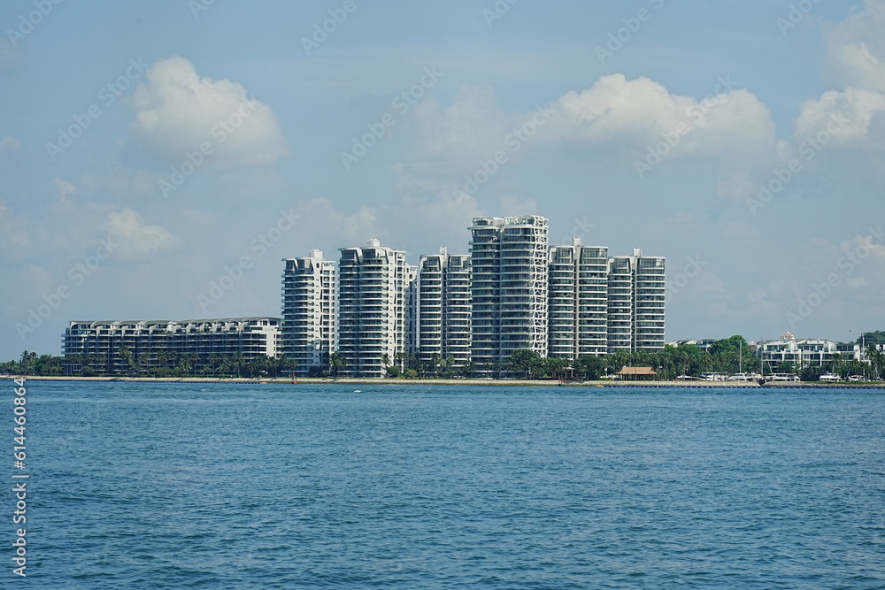 Obraz premium Beach Condo Skyline