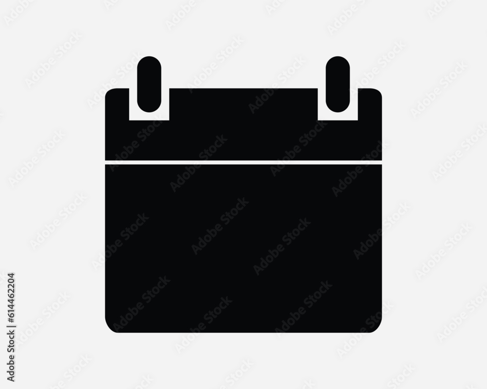 Calendar Icon. Event Deadline Reminder Appointment Schedule Organizer App. Black White Sign Symbol Illustration Artwork Graphic Clipart EPS Vector Calendar Icon. Event Deadline Reminder Appointment Schedule Organizer App. Black White Sign Symbol Illustration Artwork Graphic Clipart EPS Vector