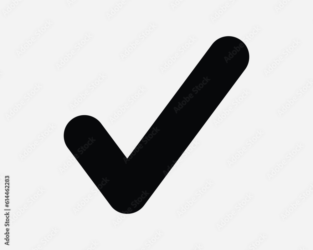 Checkmark Tick Icon. Verified Approved Vote Yes Confirmed Choice Success OK Test Agreement Black White Sign Symbol Artwork Graphic Clipart EPS Vector Checkmark Tick Icon. Verified Approved Vote Yes Confirmed Choice Success OK Test Agreement Black White Sign Symbol Artwork Graphic Clipart EPS Vector