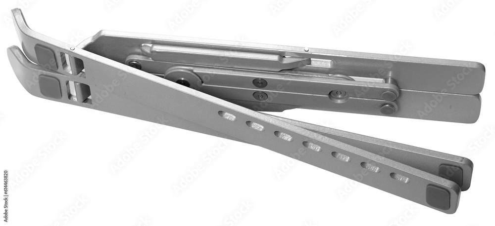 Multi angle adjustable laptop stand on white background Multi angle adjustable laptop stand on white background