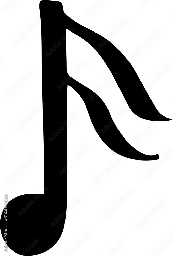 music symbol freehand music symbol freehand