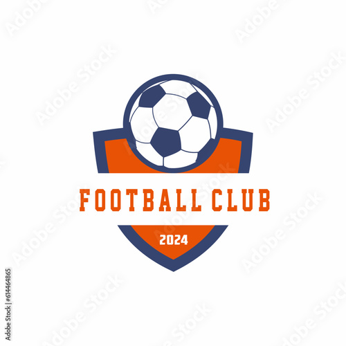 Soccer and Football Club logo template.