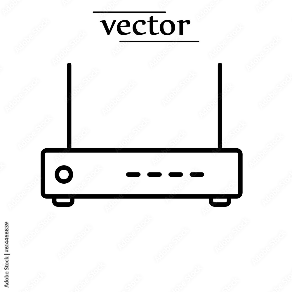 Modem, wifi router symbol vector icon illustration on white background..eps Modem, wifi router symbol vector icon illustration on white background..eps