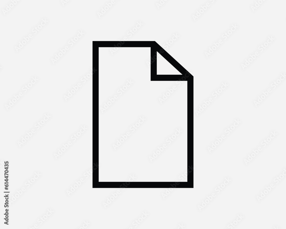 File Line Icon. Document Page Paper Text Word Doc Note Sheet Memo Report Form Black White Sign Symbol Illustration Artwork Graphic Clipart EPS Vector File Line Icon. Document Page Paper Text Word Doc Note Sheet Memo Report Form Black White Sign Symbol Illustration Artwork Graphic Clipart EPS Vector