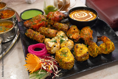 assorted kabab in thailand