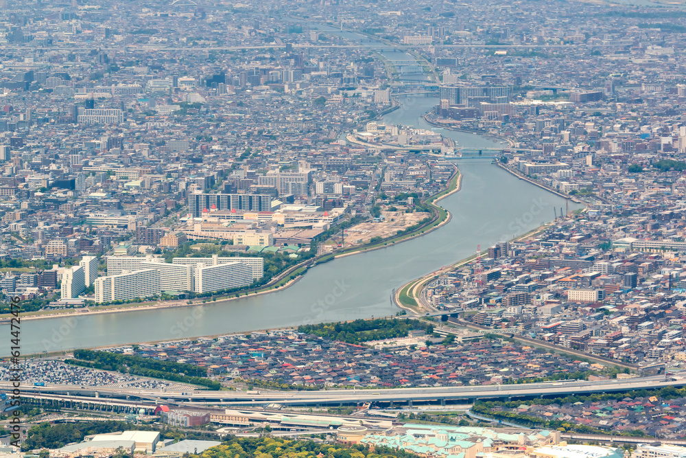 Obraz premium Aerial view of Tokyo city