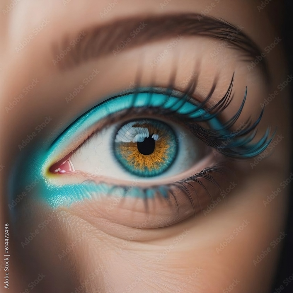 Fototapeta premium close up of female eye