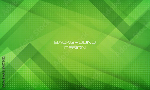 Abstract green geometric gradient background. vector design graphic with halftone for cover design, poster, advertisement