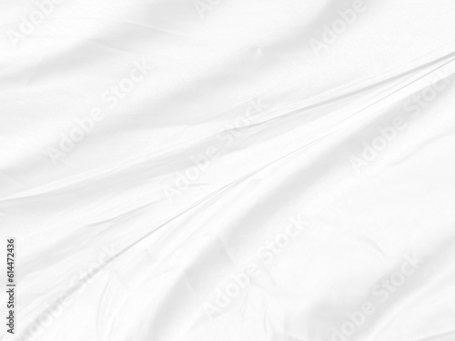 soft fabric Clean fashion woven beautiful abstract smooth curve shape decorative textile white background