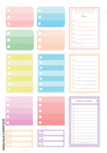 Digital stickers for digital planner. Bullet journal goodnotes notability stickers. Check list, check mark sticker. Checklist, reminder list, note list sheets, decorative tapi washi 