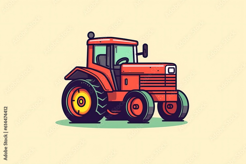 Tractor Illustration Transportation illustration.Generative AI
Tractor Illustration Transportation illustration.Generative AI