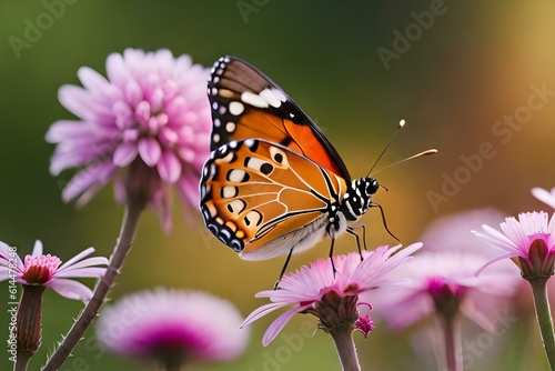 monarch butterfly on flower © Bea
