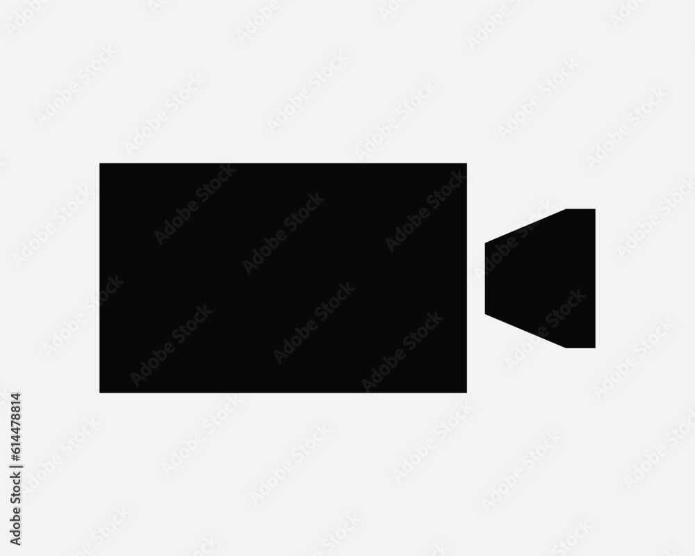 Video Recorder Icon. Film Digital Camera Record Camcorder Media Cinema Movie. Black White Sign Symbol Illustration Artwork Graphic Clipart EPS Vector Video Recorder Icon. Film Digital Camera Record Camcorder Media Cinema Movie. Black White Sign Symbol Illustration Artwork Graphic Clipart EPS Vector