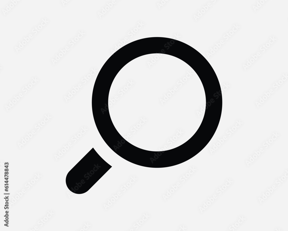 Zoom Lens Icon. Magnifying Glass Magnifier Search Optical Research Look Focus Seek Enlarge Black White Sign Symbol Artwork Graphic Clipart EPS Vector Zoom Lens Icon. Magnifying Glass Magnifier Search Optical Research Look Focus Seek Enlarge Black White Sign Symbol Artwork Graphic Clipart EPS Vector