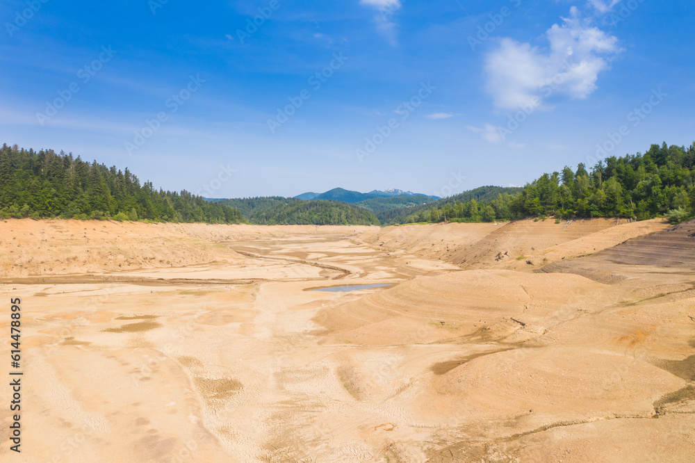Valley of dry Lokvarsko lake in Gorski kotar, Croatia Valley of dry Lokvarsko lake in Gorski kotar, Croatia