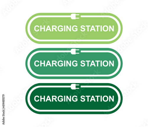 Icon or sign or charging station