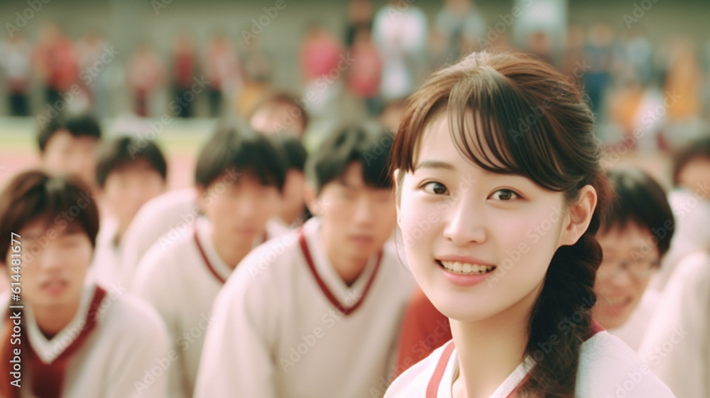 young teenager or adults in club sport or physical education class or female athlete, group and team, fictitious location young teenager or adults in club sport or physical education class or female athlete, group and team, fictitious location