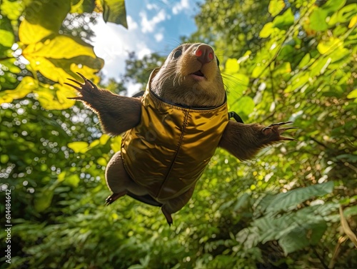 Golden Mole Skydiving in Costa Rican Forests