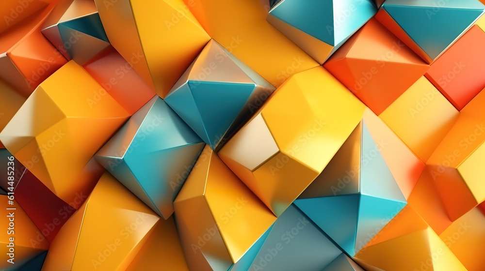structure composed of cubes of different sizes. Generative Ai structure composed of cubes of different sizes. Generative Ai