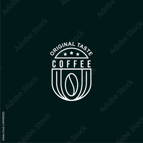 
Unique logo design for coffee shop