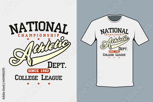 National Championship Shirt Design. Suitable for making certain organization clothes.